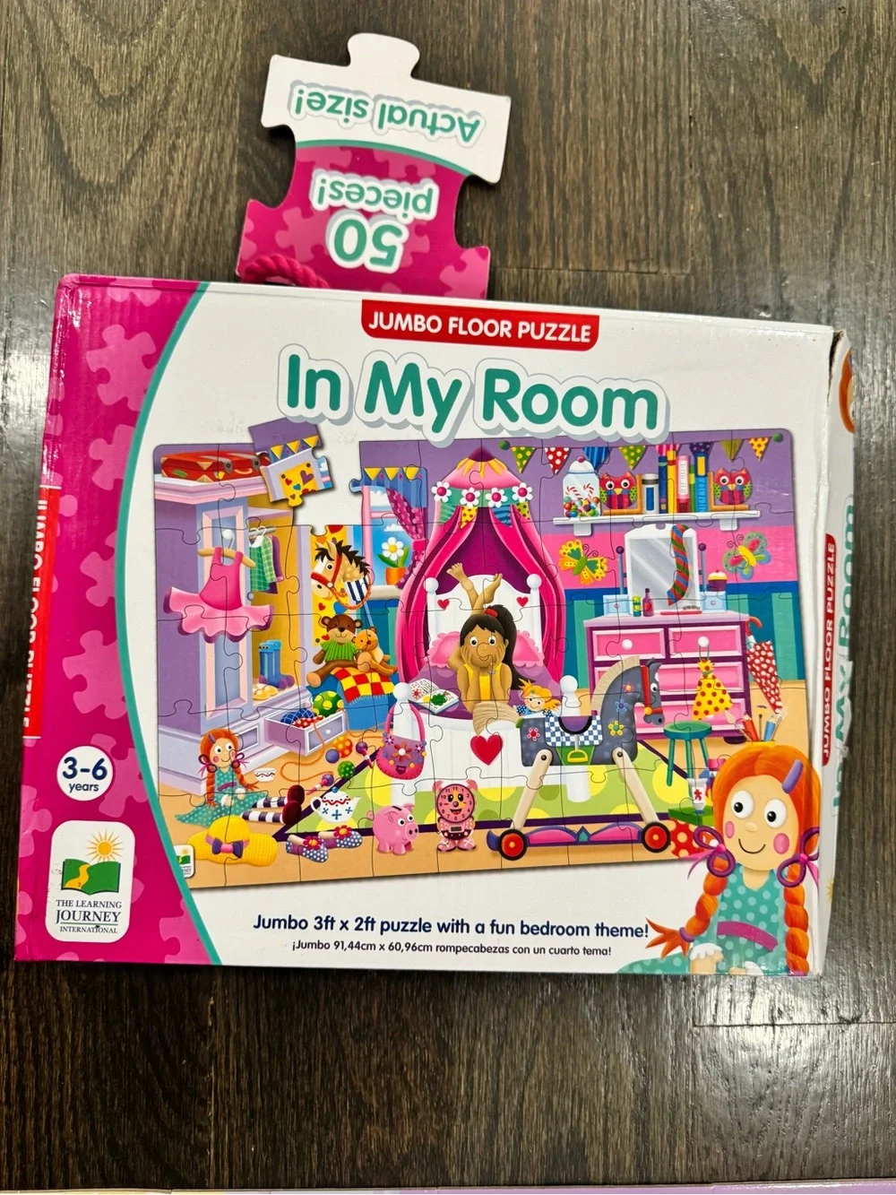 PRICE IS FIRM- Kids Pink Princess Playroom Puzzle Toy